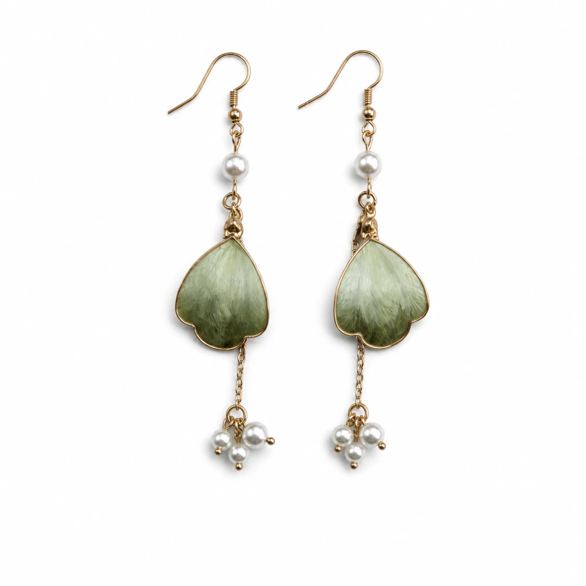 Spring Blossom Velvet Hair Pin & Earring Set | Rong Hua Collection