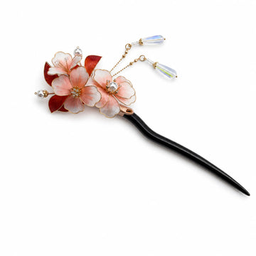 Maple Leaf Velvet Hair Pin | Rong Hua Collection