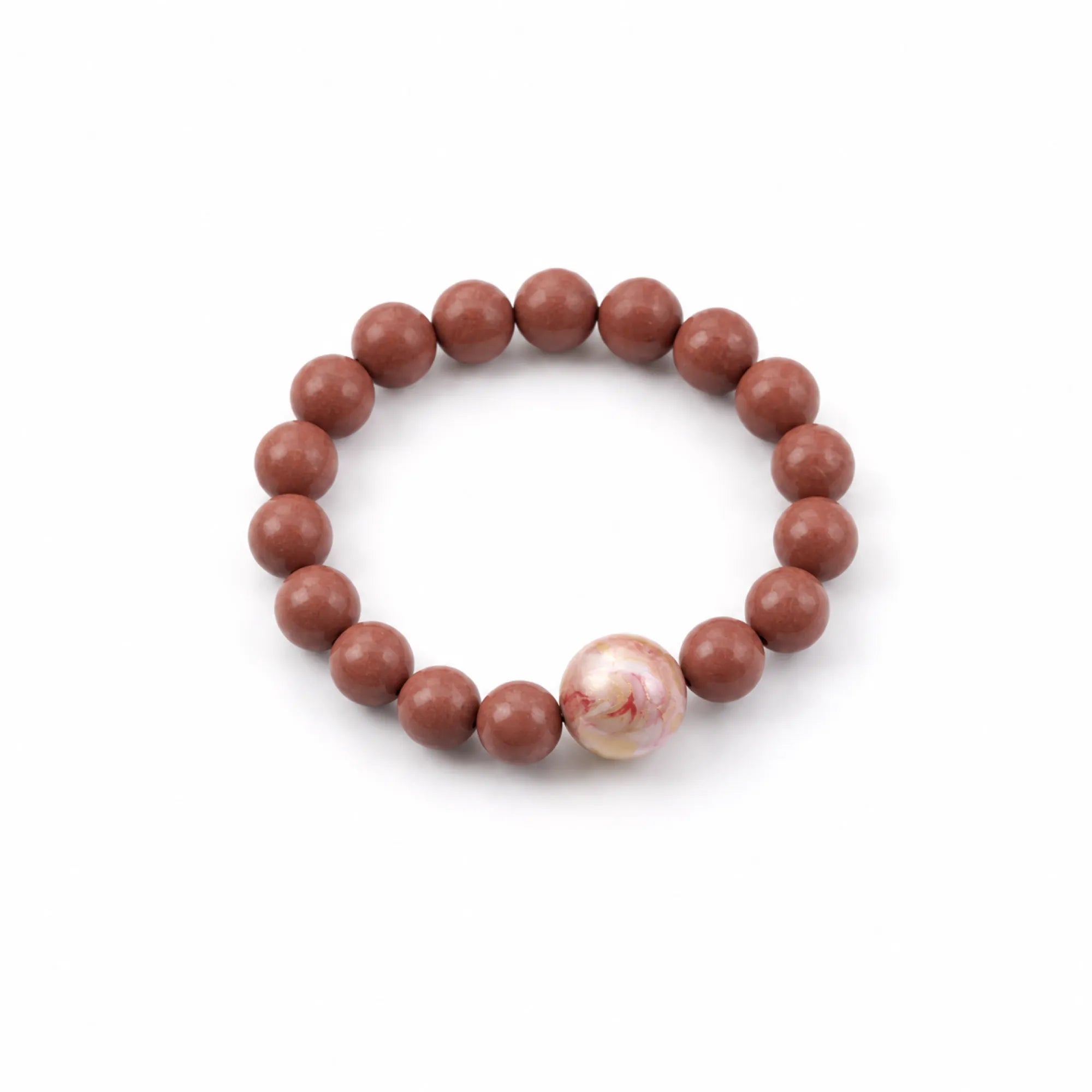 Lacquerware Planet Beaded Bracelet