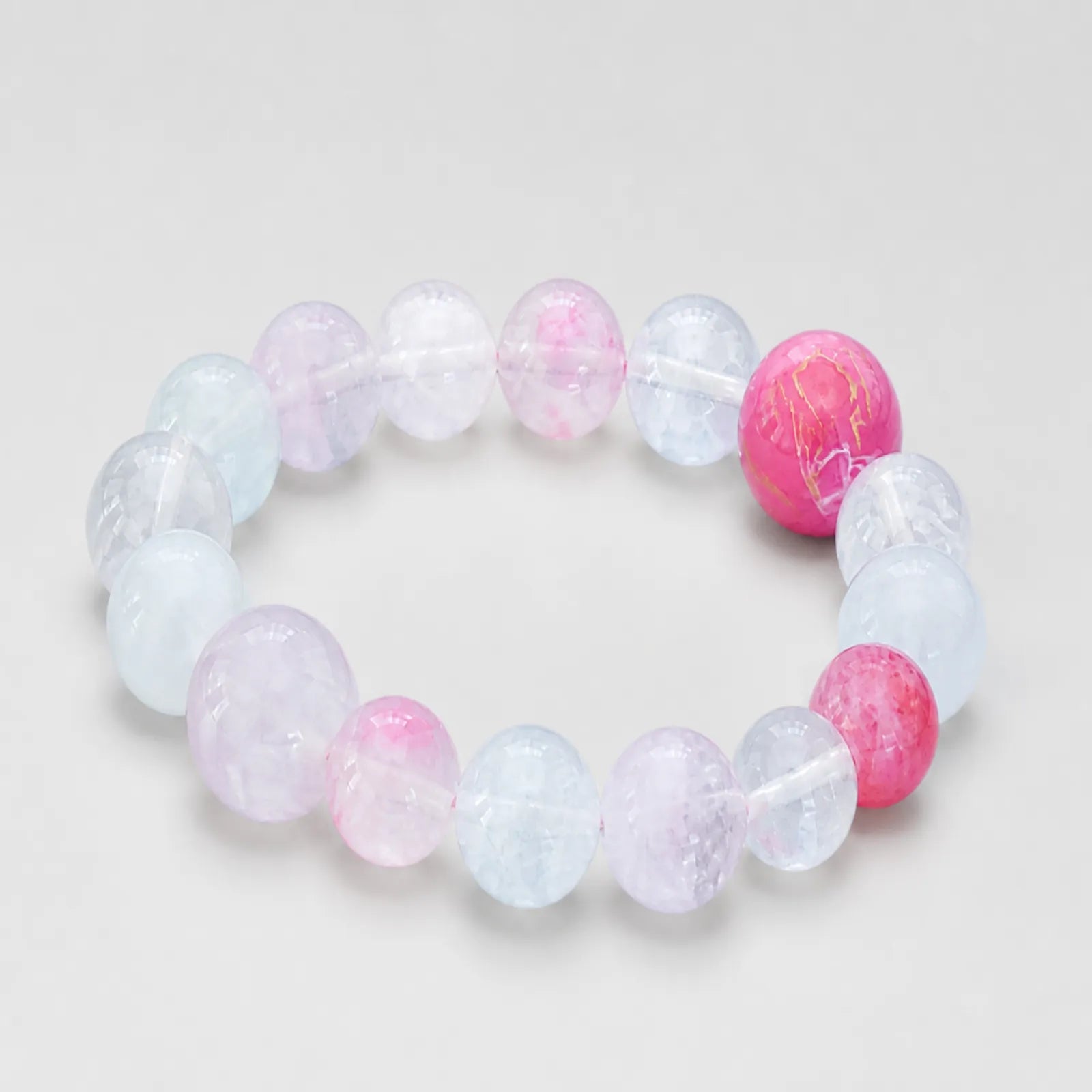 Rose Quartz Series Mixed Crystal Bracelet - 02 alternate angle 2 11zon 76812bef a1a6 4bf1 be69 b0b8bea
