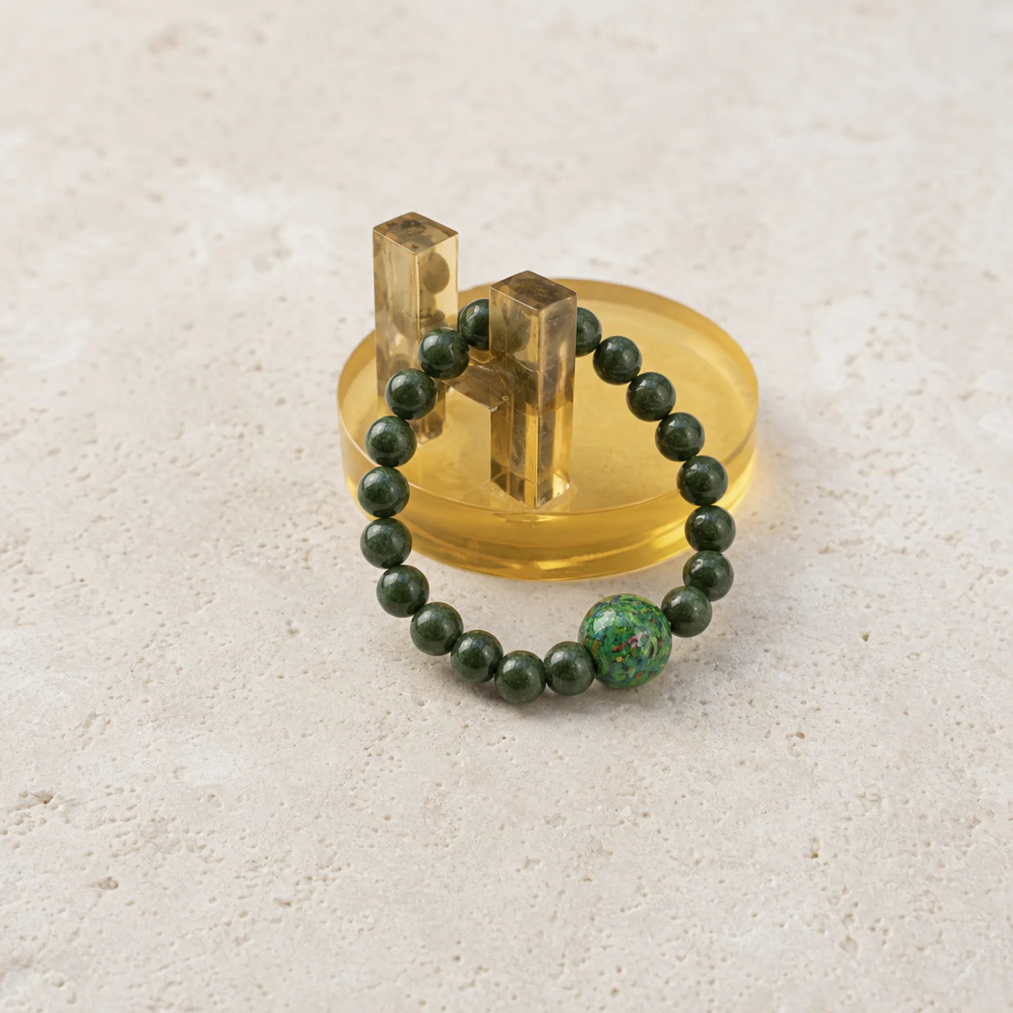 Handcrafted Lacquerware Beaded Bracelet