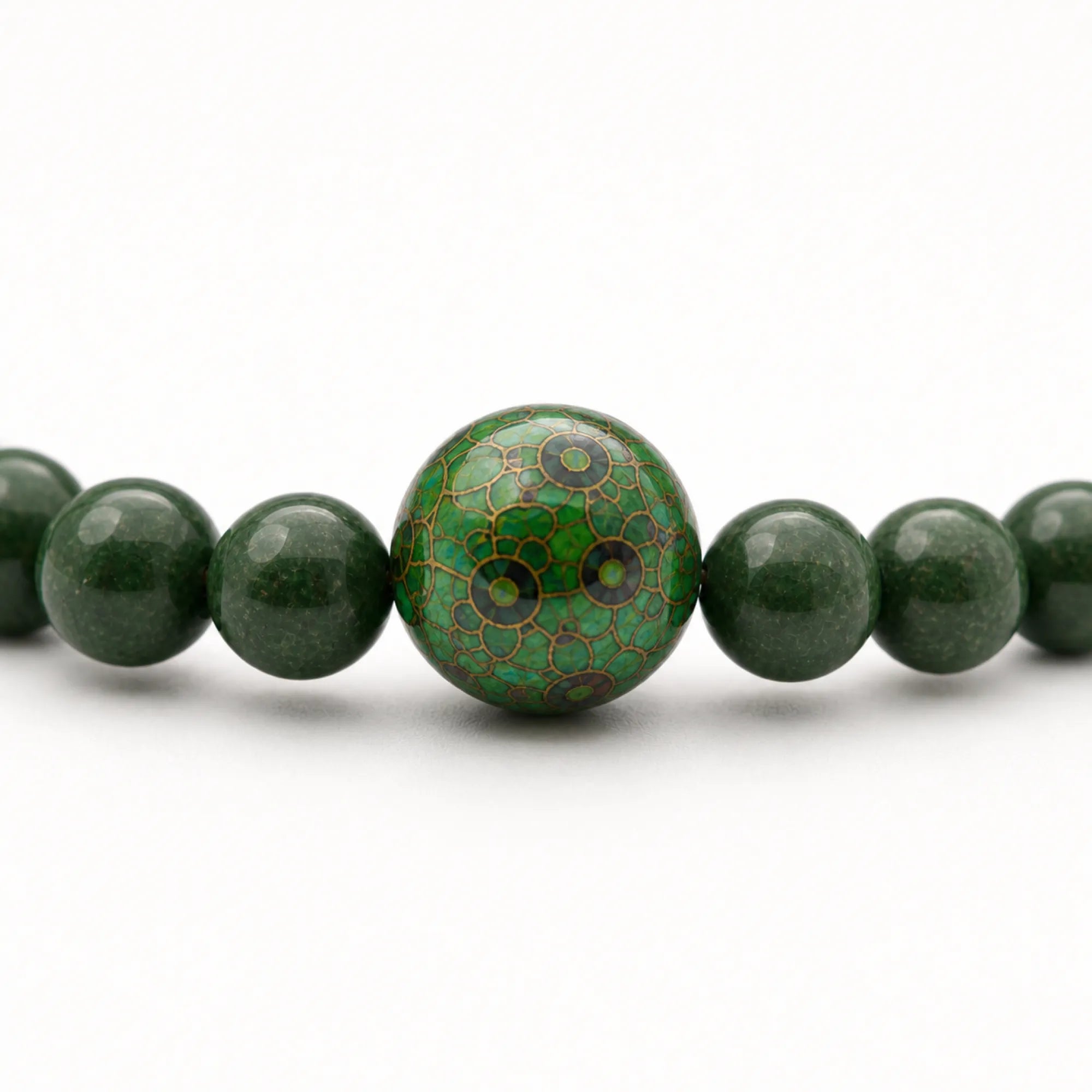 Handcrafted Lacquerware Beaded Bracelet