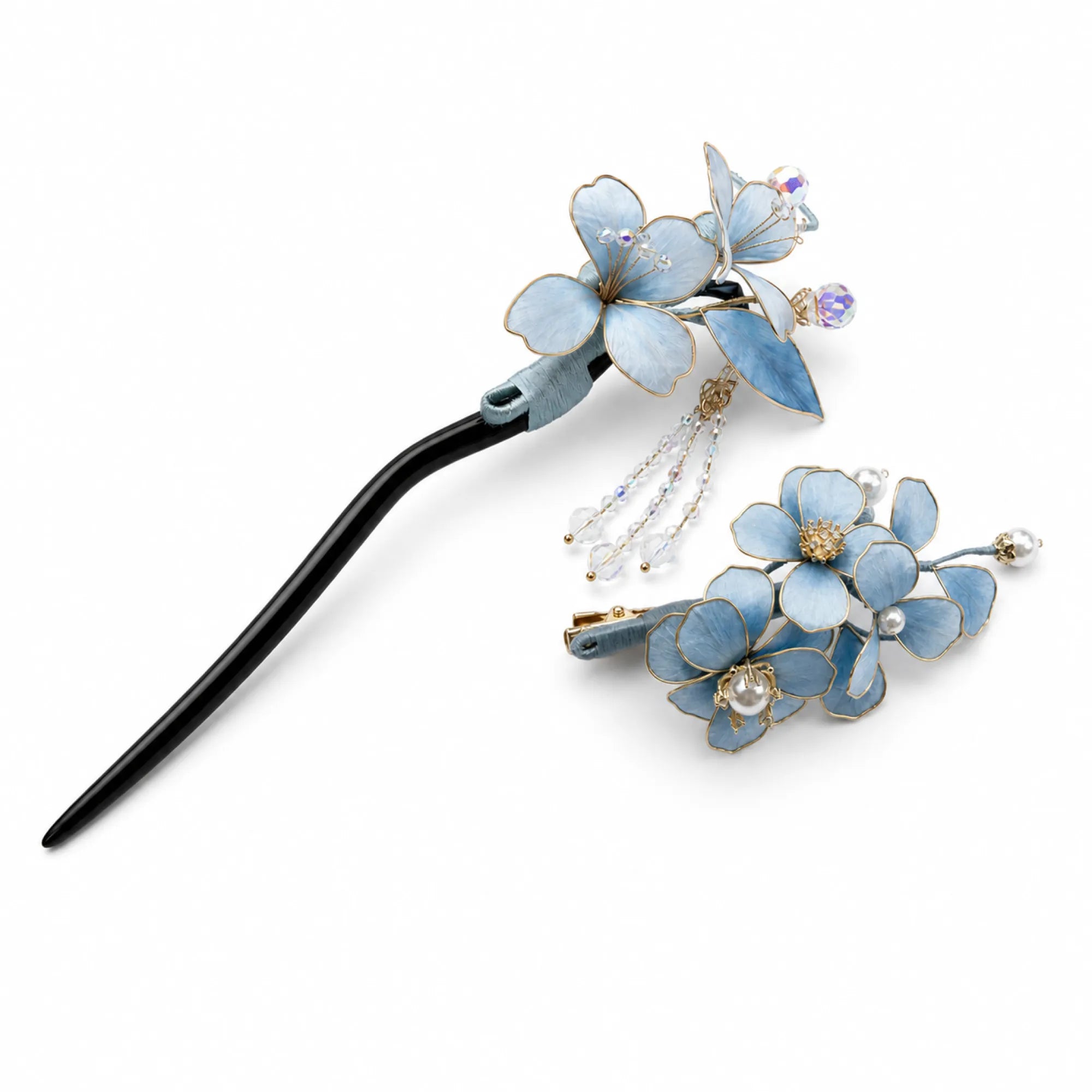 Handcrafted Velvet Flower Hair Pin