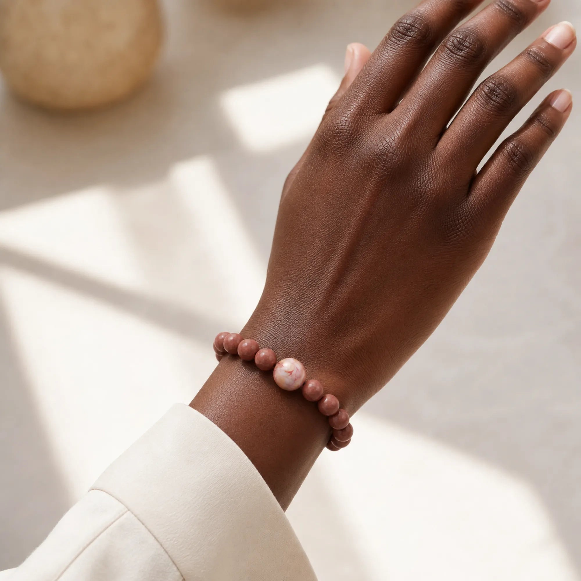 Lacquerware Planet Beaded Bracelet