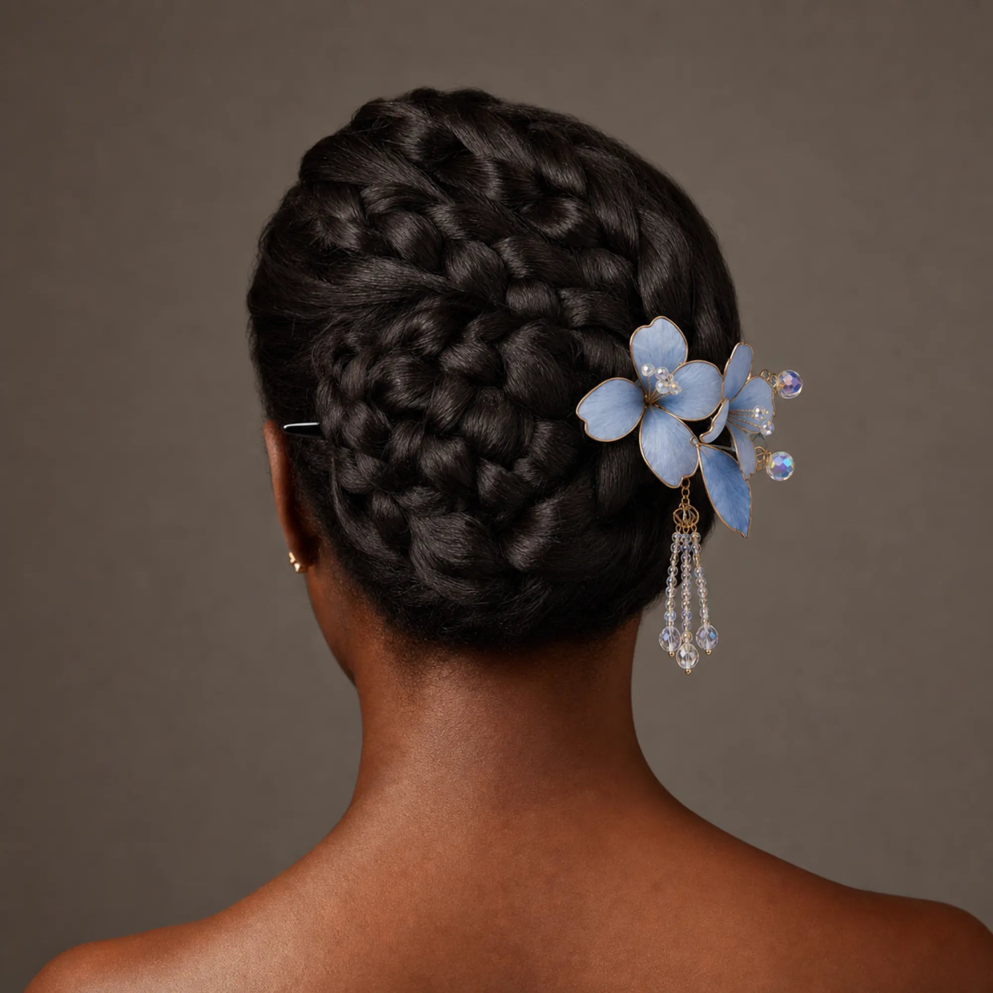 Handcrafted Velvet Flower Hair Pin