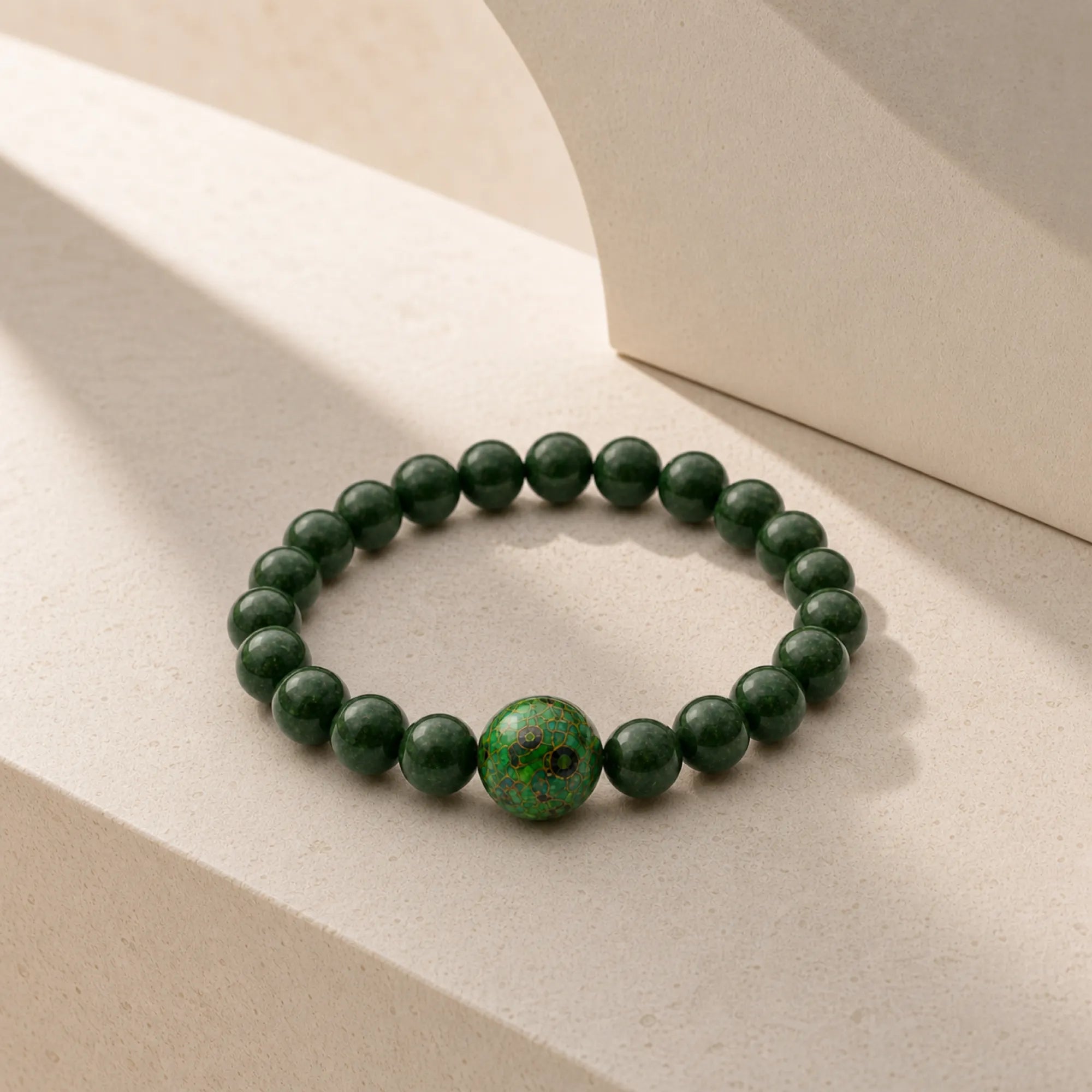 Handcrafted Lacquerware Beaded Bracelet