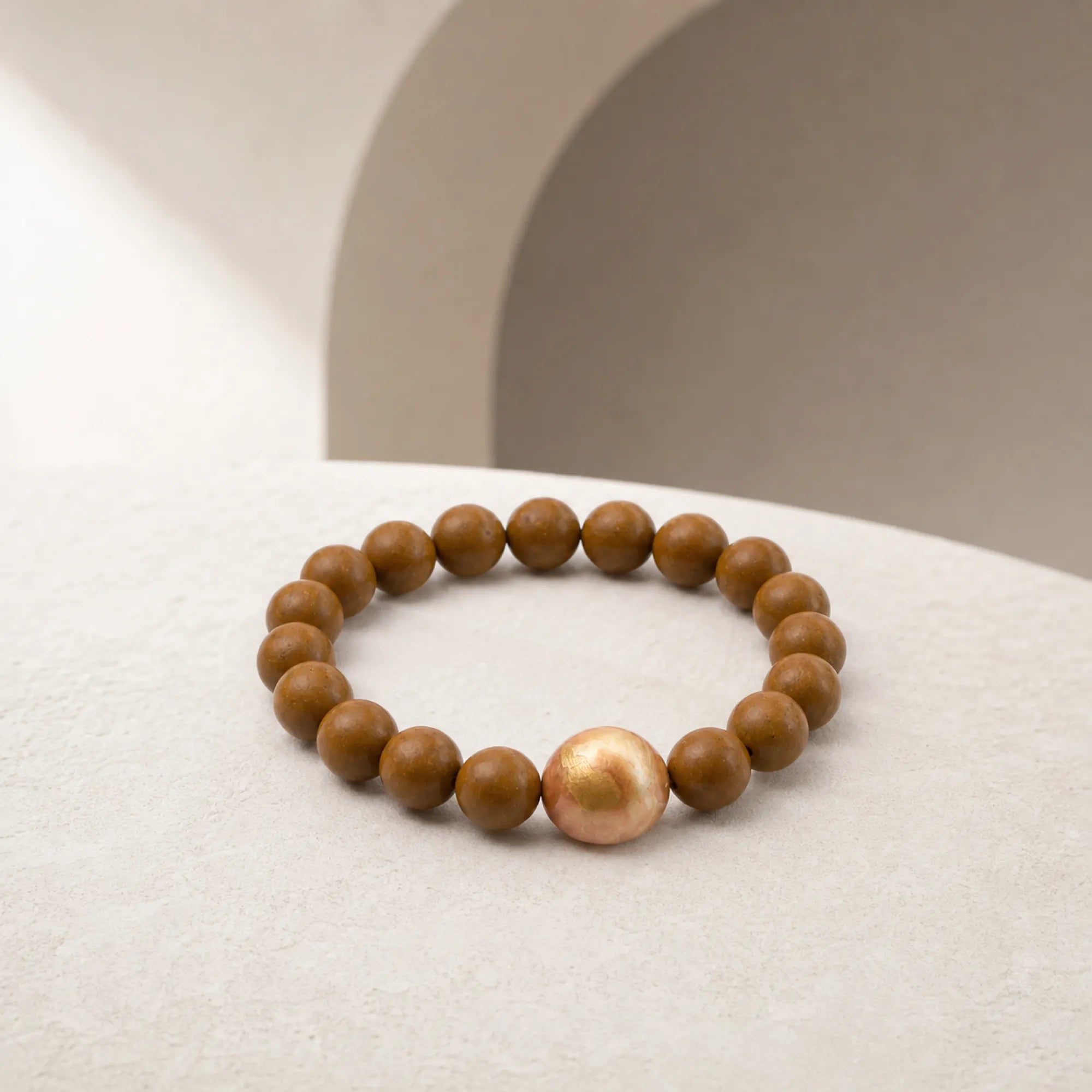 Saturn Series Lacquerware Beaded Bracelet