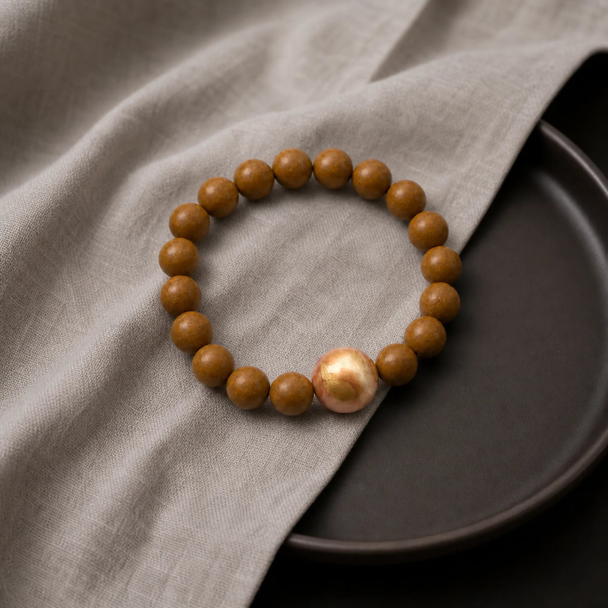 Saturn Series Lacquerware Beaded Bracelet