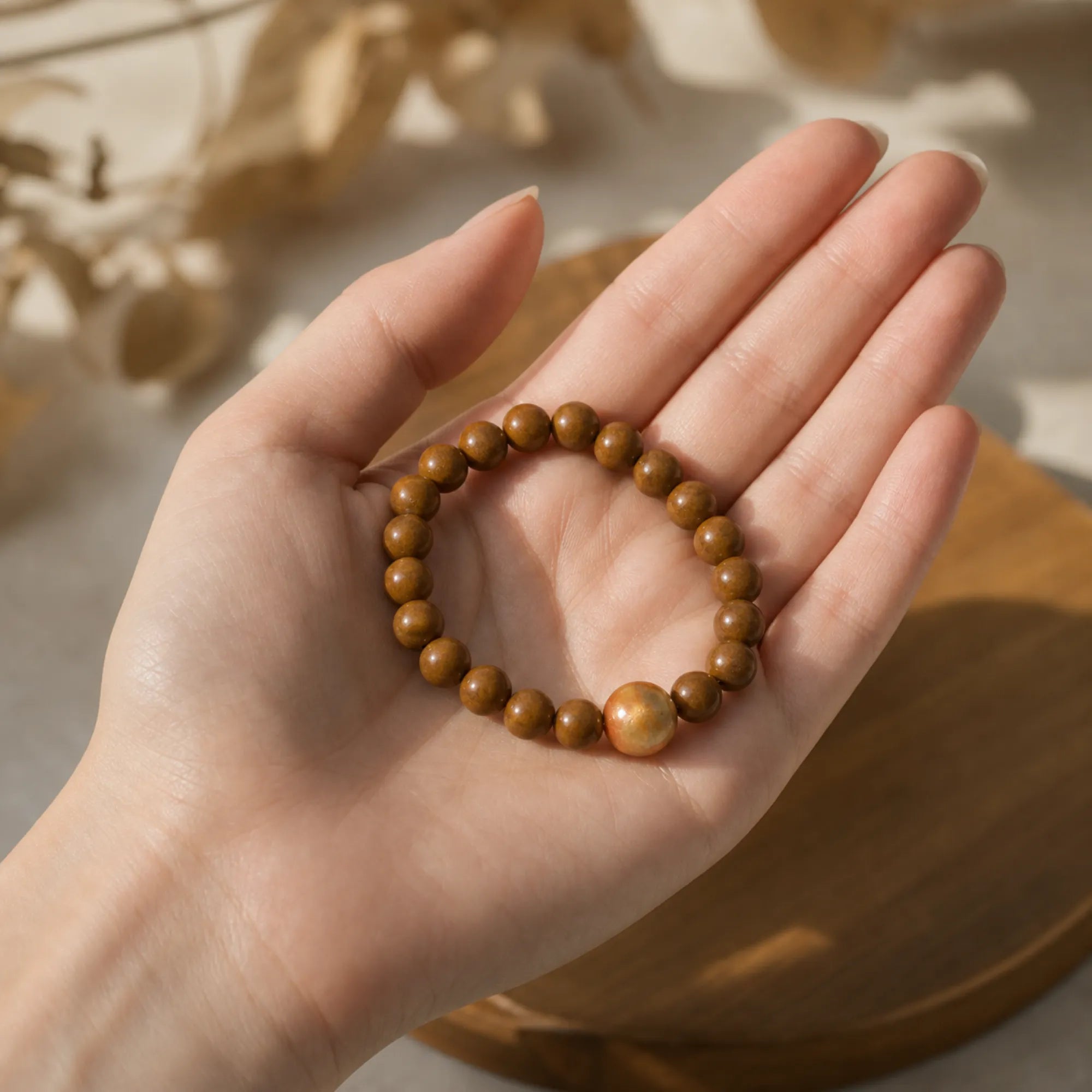 Saturn Series Lacquerware Beaded Bracelet
