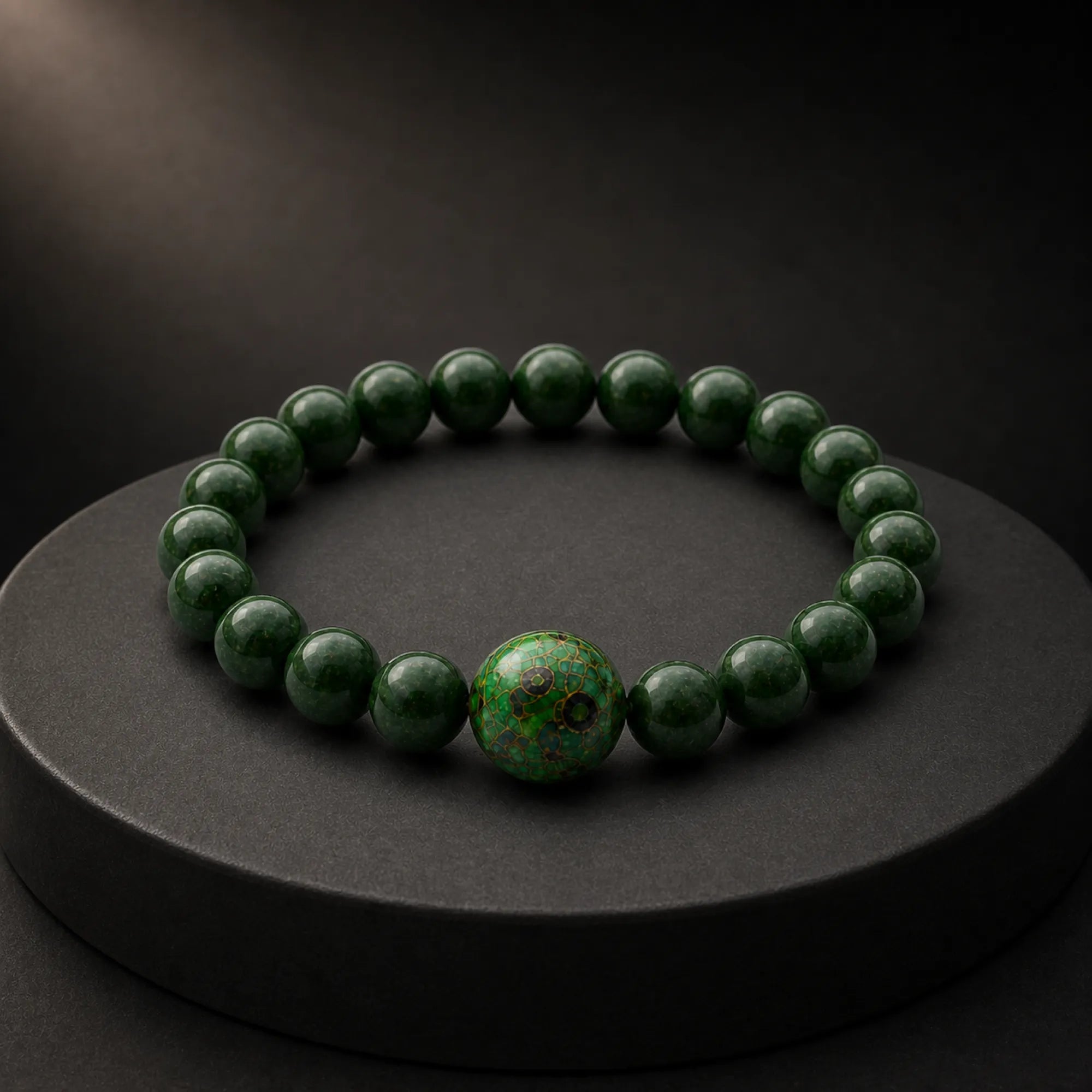 Handcrafted Lacquerware Beaded Bracelet