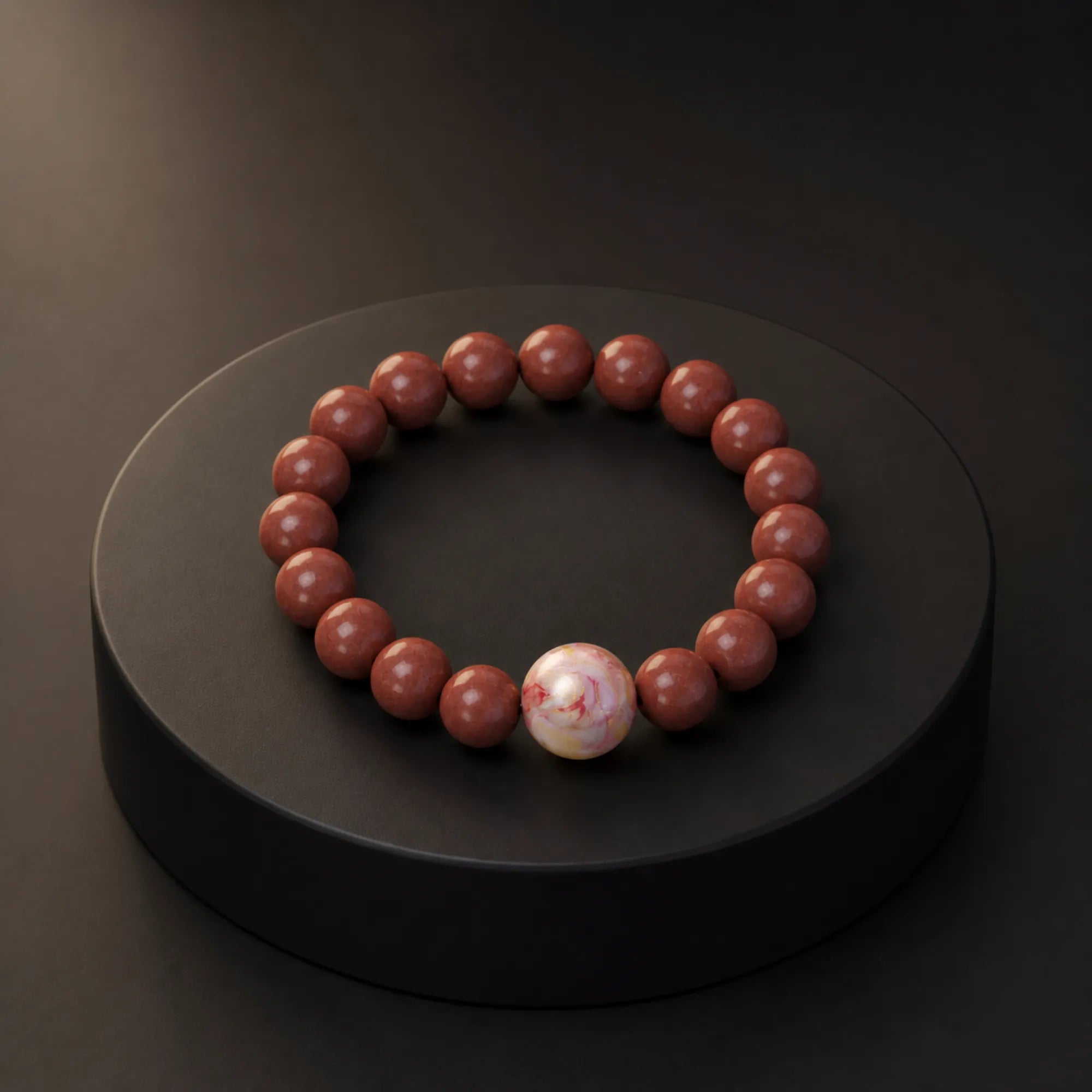 Lacquerware Planet Beaded Bracelet