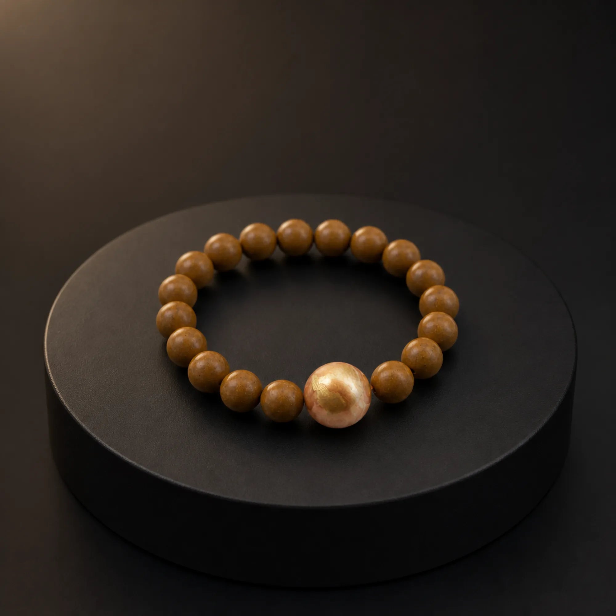 Saturn Series Lacquerware Beaded Bracelet