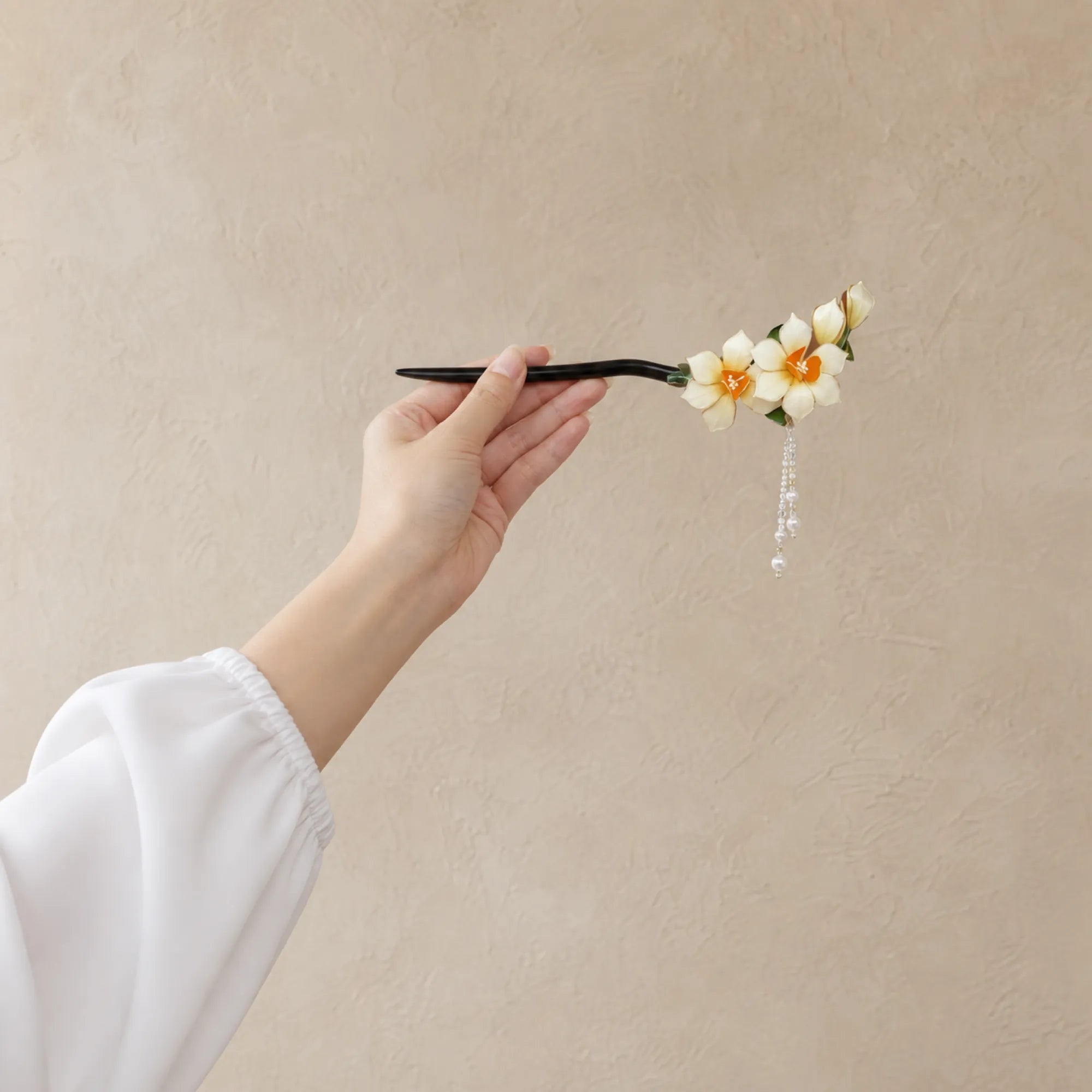 Handcrafted Velvet Flower Hair Ornament